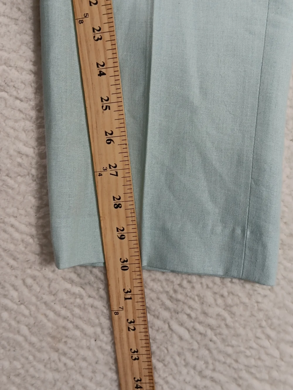 Perry Ellis Pants Men’s 34x30 Green Slim Fit Linen Blend Office Preppy Golf NWT